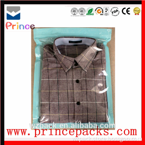 high quality promotional clear plastic clothes packaging bags